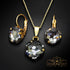 Комплект "Fantāzija (Silver Night)" с кристаллами Swarovski™